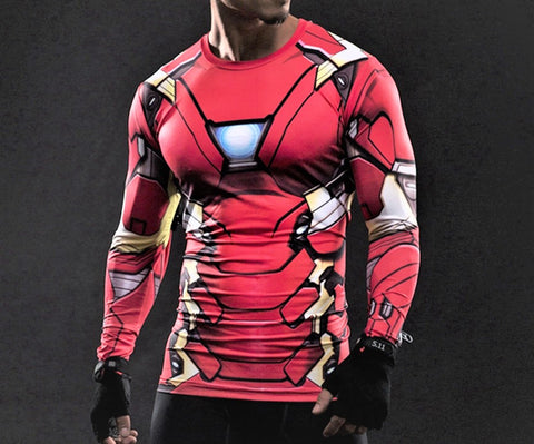IRON MAN Workout Shirt - Gym Heroics Apparel