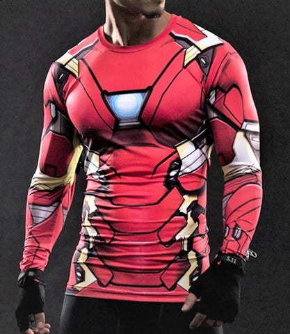 IRON MAN Workout Shirt - Gym Heroics Apparel