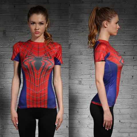 Spiderman Women's T-Shirt - Gym Heroics Apparel