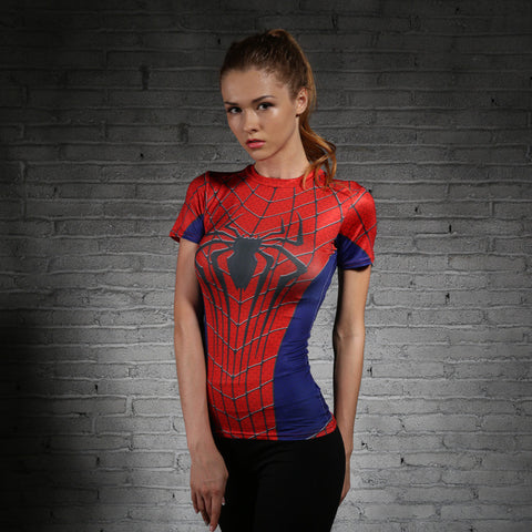 Spiderman Women's T-Shirt - Gym Heroics Apparel