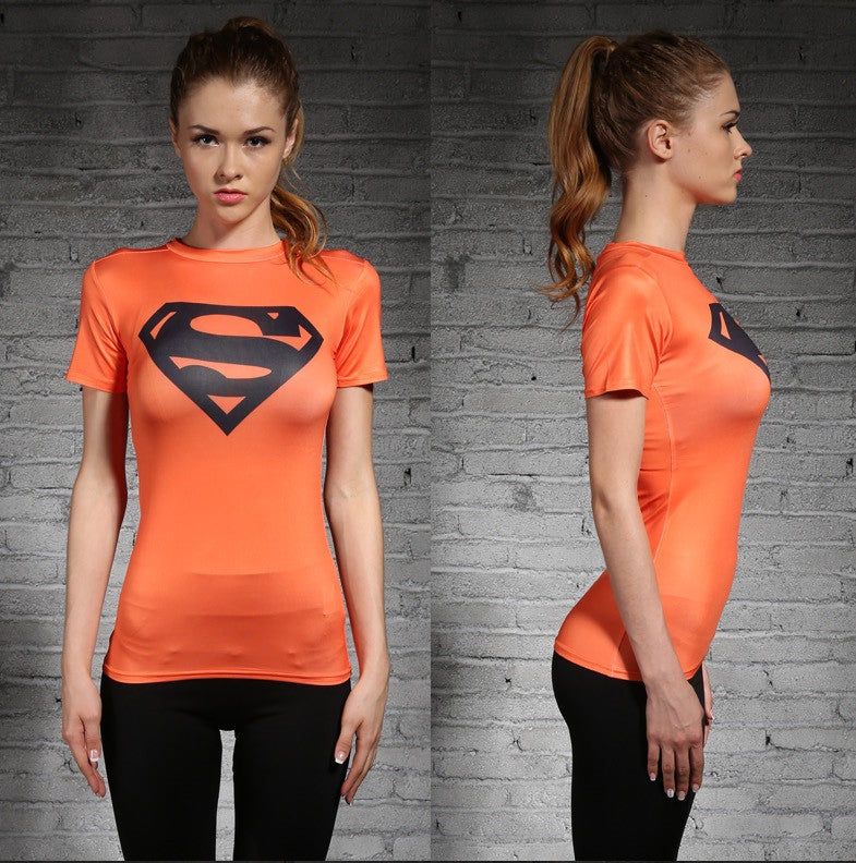 Superman Women's T-Shirt (Orange) - Main Image